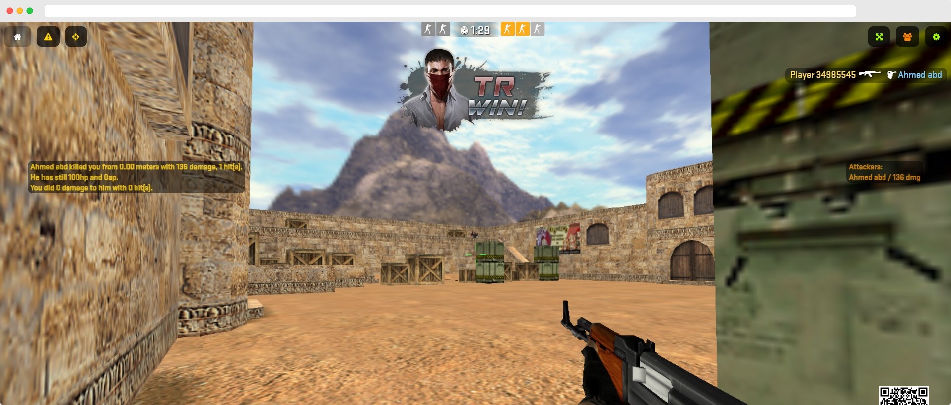 Counter-Strike 1.6 online play